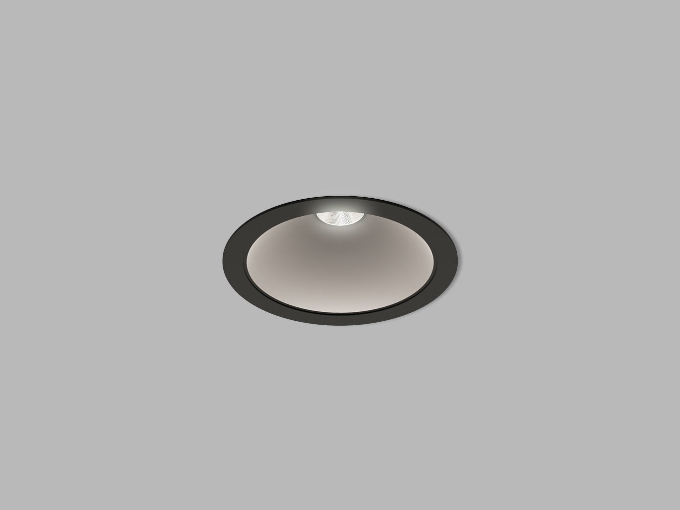 LED2 ZENO inbouwspot zwart detail