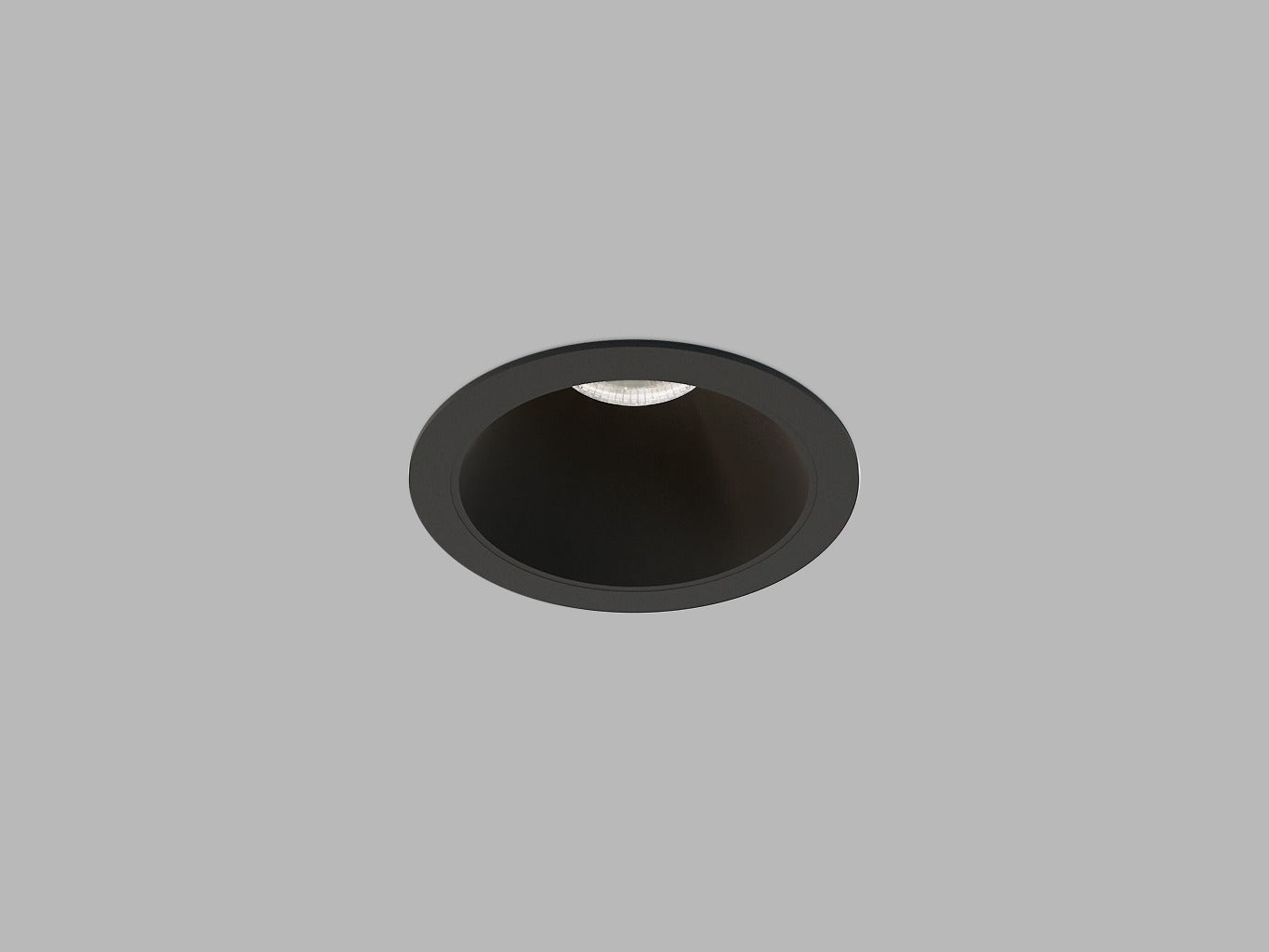 LED2 ZERO II XL zwart Ø106 mm