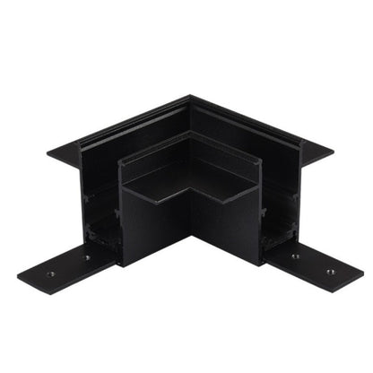 ALFA Magnetic 48V | Hoekconnector 90° TM52 | inbouw gips (2 lagen) | wit of zwart