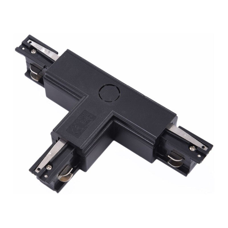 3-LINE 230V | T-connector til højre med strømtilslutning | hvid eller sort