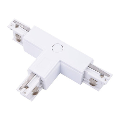 3-LINE 230V | T-connector til højre med strømtilslutning | hvid eller sort